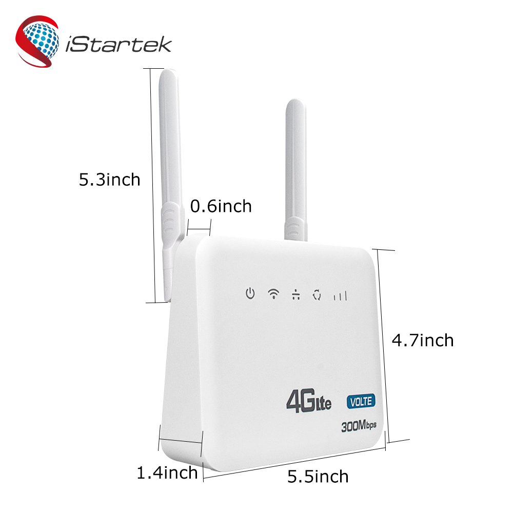 startek B683 802.11 a/b/g/n/ac Home multi sim wifi hotspot smart 4g router with external antina